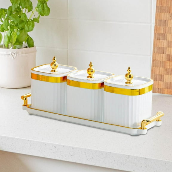 Tongina Candy Dish Dried Fruit Tray Table Centerpiece Fruit Snack Plate Dessert Jar Appetizer Plate for Tea Party Banquet Celebration