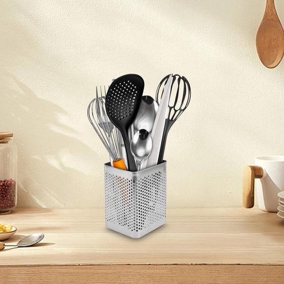 Tongina Chopstick Cage Kitchen Utensil Holder Durable Cutlery Storage Boxes Utensil Drying Rack for Bathroom Birthday Gift Dorm Store Single
