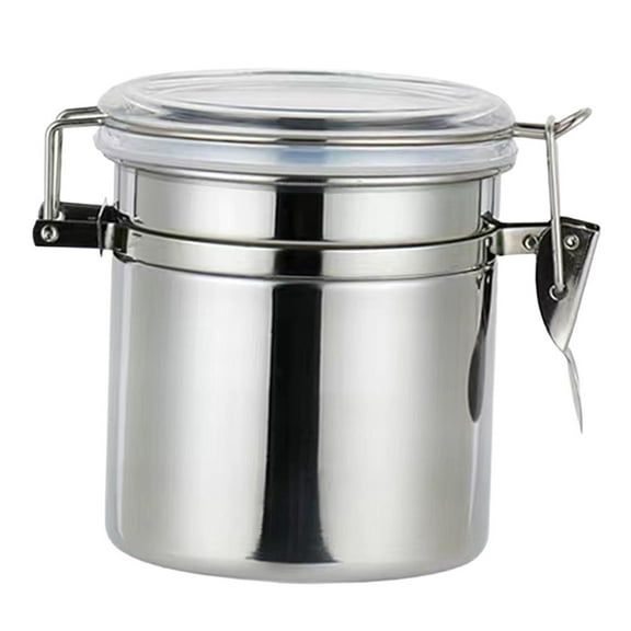 Tongina Coffee Bean Container Kitchen Cereal Storage Jar Multipurpose Utensils Airtight Storage Tank for Snacks Loose Leaf Tea Cereal 1400mL