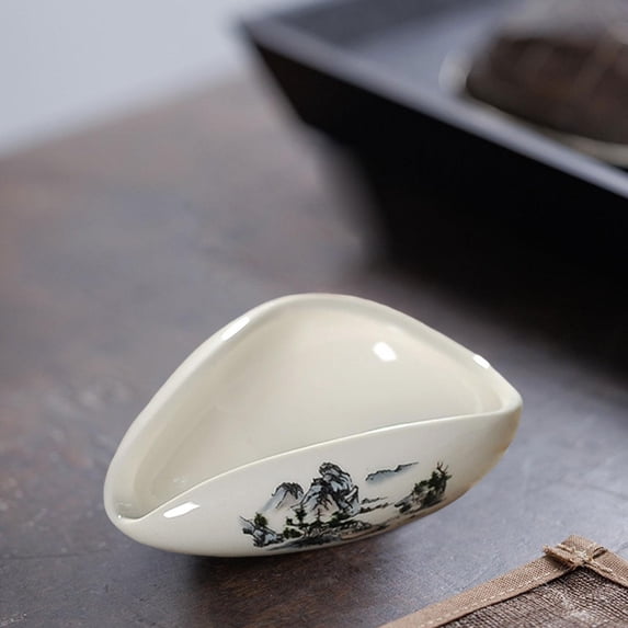 Tongina Coffee Bean Weighing Bowl Ceramic Dosing Vessel Nuts Coffee Beans Dosing Cup for Office Restaurant Household Buffet Home B