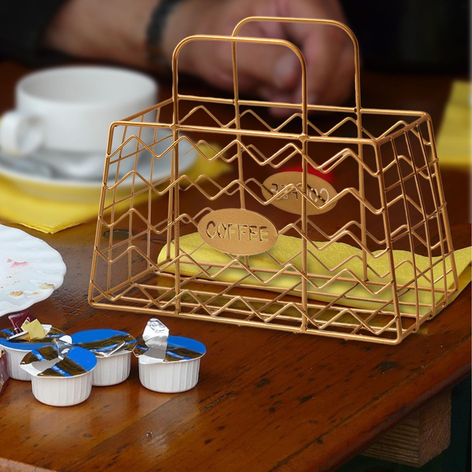 Tongina Coffee Pod Basket Coffee Bar Accessories Creamer Holder Iron