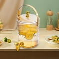 thumbnail image 1 of Tongina Cold Drinks Juice Dispensers Cold Kettle with Faucet Water Kettle Freezer or Tabletop 3600ml Large Capacity for Household BBQ, 1 of 8