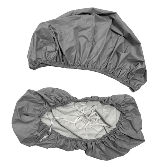 Tongina Cushion Slipcovers, RV Dinette Cushion Covers Faux Leather Waterproof Bench Cover Seat Cover for Home Couch Travel Light Gray
