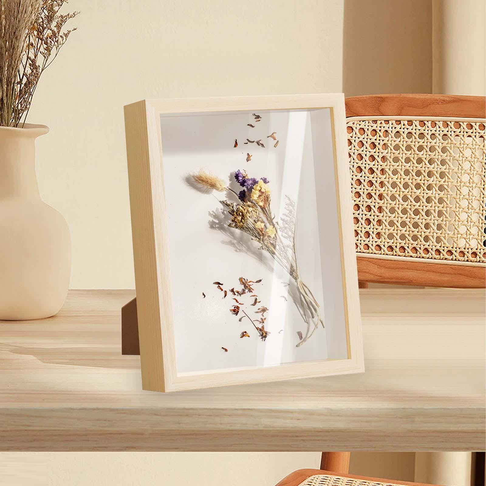 Tongina DIY Shadow Box Wood Frame DIY Memory Tabletop Wood Memory