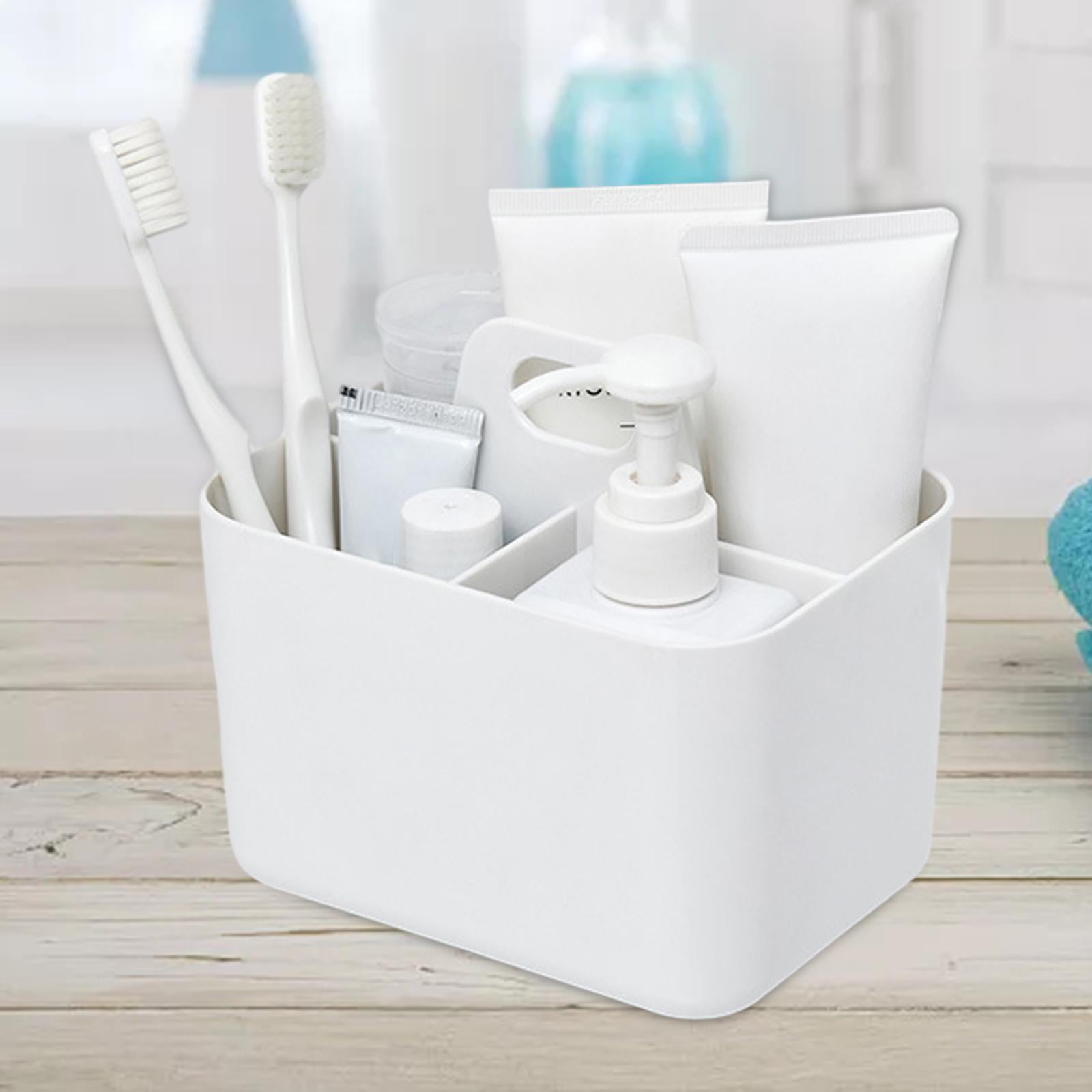 Tongina Divided Basket Bin Portable Makeup Organizer Bathroom Storage