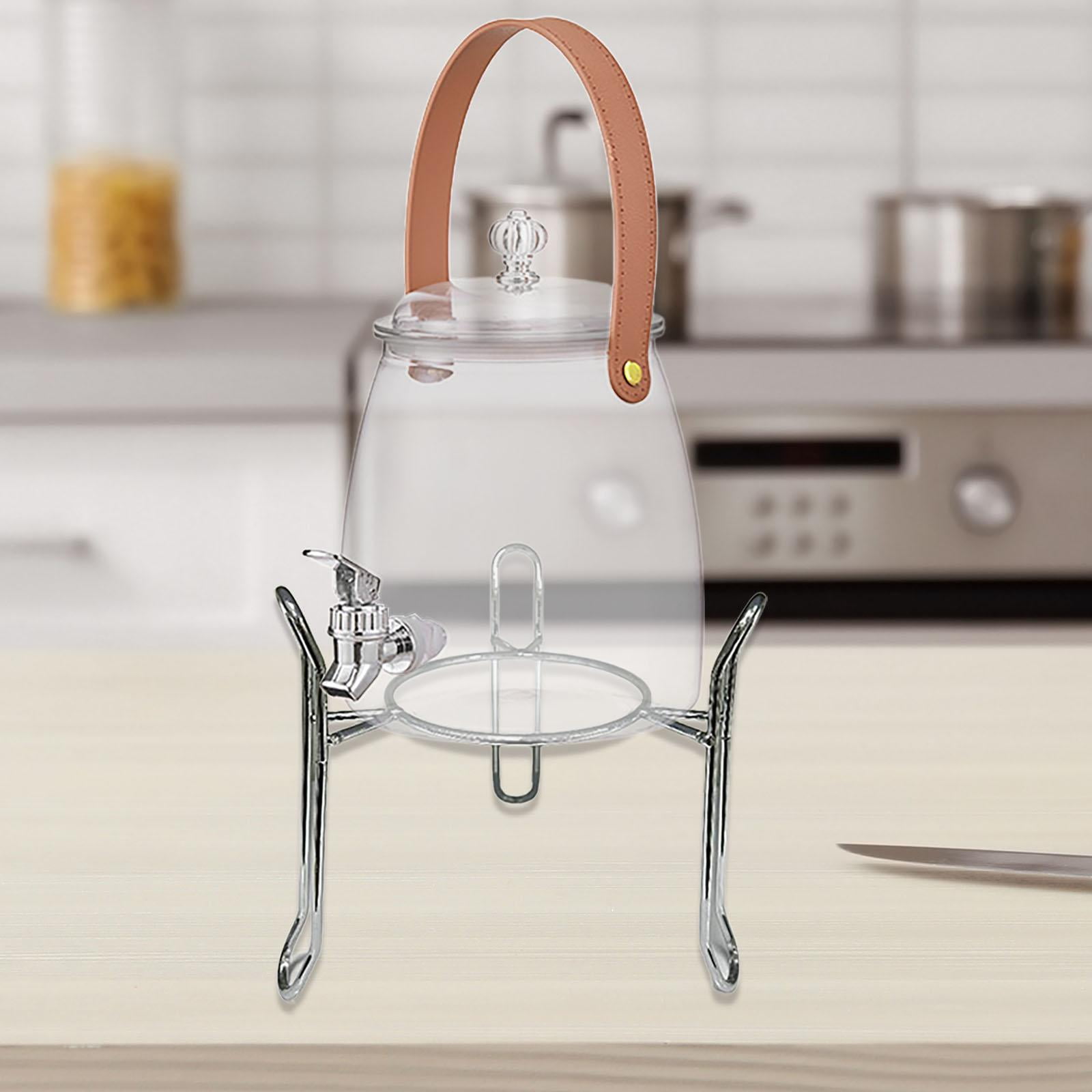 Tongina Drink Dispenser,Cold Kettle with Stand,with Faucet,Iced Water