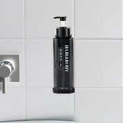 Tongina Empty Pump Bottle Hotel Shower Wall Mounted Easy Clean Multipurpose Hand Wall Mounted Shower Dispenser for Restaurant Devices 2 in 1 and black