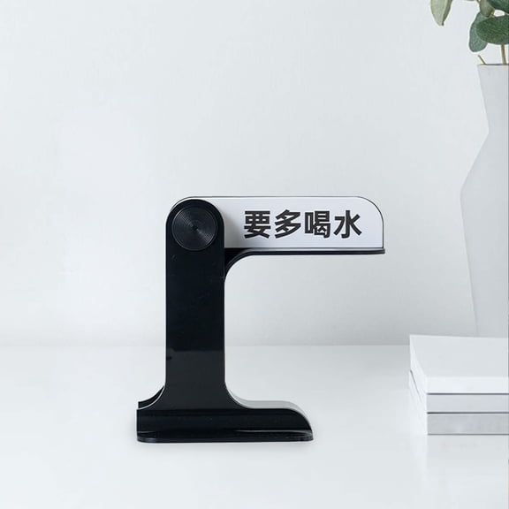 Tongina Feelings Signs with Emotional Words Creative Statue Decoration Homes Flip Signs Desk Decor for Family Friends Office Women Men Black