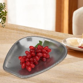 Tongina Food Strainer, Stainless Steel Container, Multi-function Cooling Plate, Frying Oil, Mesh Drain Basket, Bowl, Drain Strainer 28cmx26cm