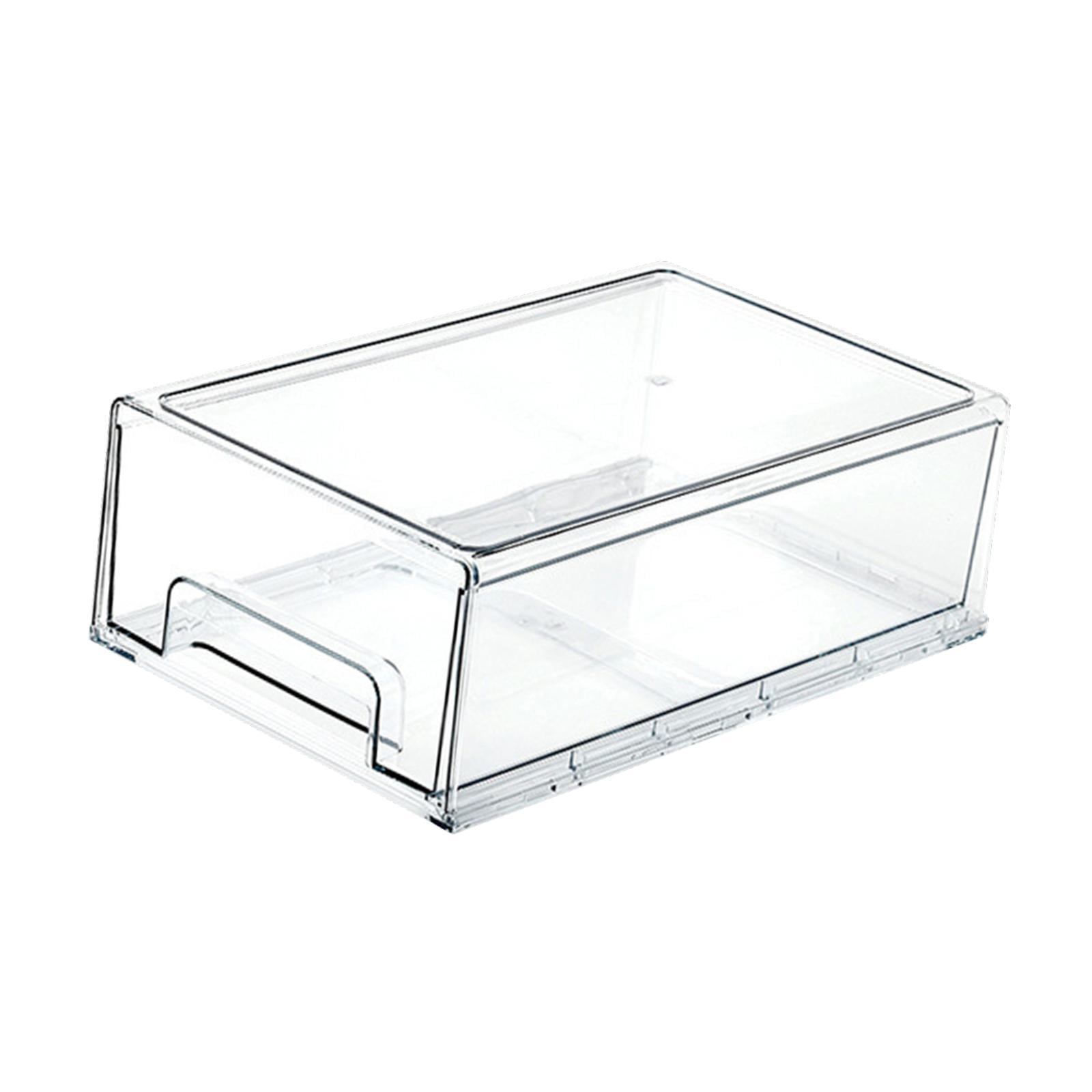 Tongina Fridge Organizer, Refrigerator Organizer Drawer Bin,Pull Out Kitchen Storage Box, Friut Containers for Food Lettuce Vegetable Large