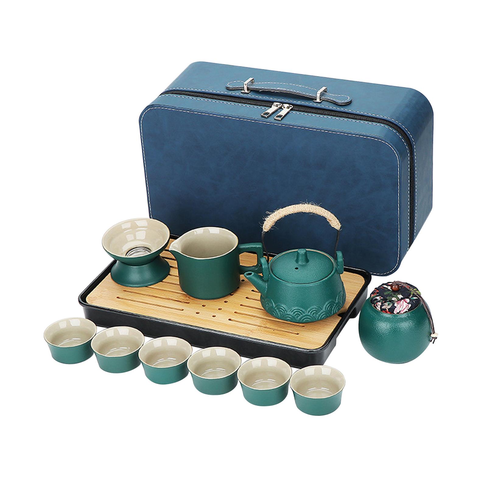 Tongina Kung Fu Tea Set Outdoor Tea Set with Teapot, Traditional with