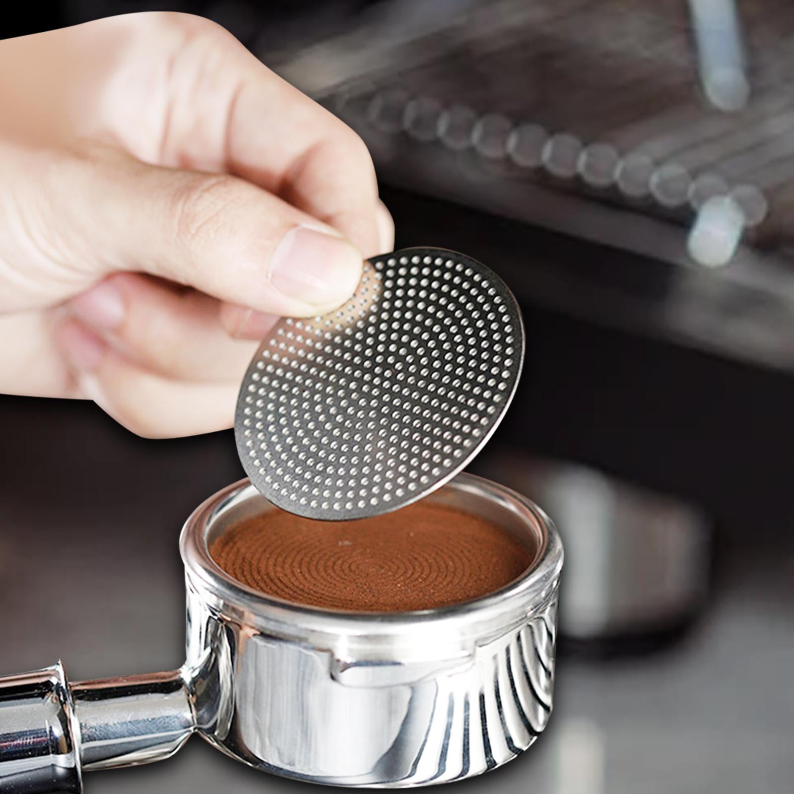 Tongina Metal Coffee Filter Coffee Puck Screen Stainless Steel Fine Coffee Filter Mesh for Coffee Machine Barista Maker Accessories 53mm Walmart