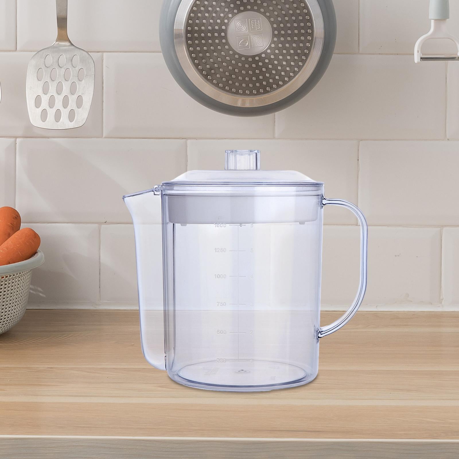 Tongina Oil Strainer Gravy Separator with Handle Kitchen Gadgets Kettle