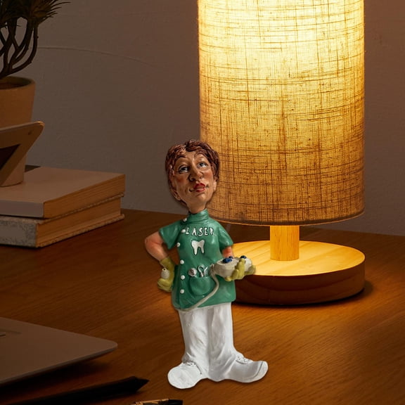 Tongina Person Sculpture Human Crafts Ornament Home Modern Worker Figurine Resin Figure Statue for Friends, Bedroom,Countertop,Family G