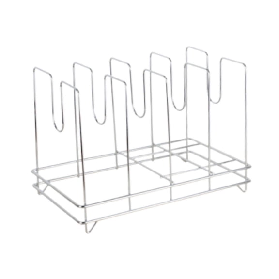 Tongina Pizza Rack Baking Rack,Space Saving,Portable,Stainless Steel Pizza Holder Table Platter Tray for Picnic Party Hotel Pizzerias 4 grid