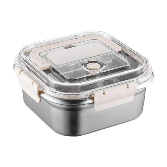 Tongina Refrigerator Storage Box Food Storage Container Multifunctional Fridge Organizer Bin Outdoor Picnic Box for Home Camping Work 20cmx20cmx10cm