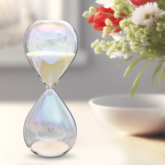 Tongina Sand Hourglass, Sand Clock Kids Adults Gift, Glass Sand Timer, Sandglass for Restaurant Home Bedroom Decoration 30min