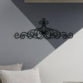 thumbnail image 1 of Tongina Scroll Wall Art Decor Metal Wall Art Floral Indoor Outdoor Sign Fence Patio Balcony Iron Arts Living Room Metal Wall Art Decor, 1 of 8