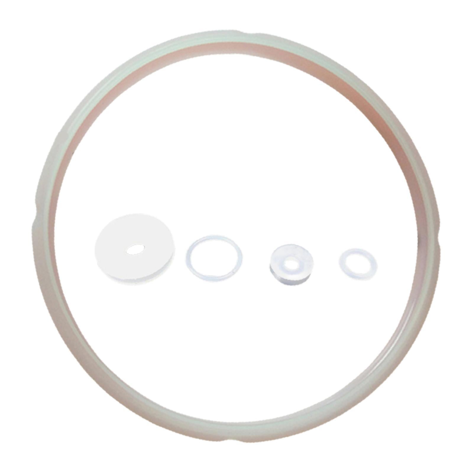 Tongina Silicone Sealing Rings Silicone Gasket for Electric Pot Wear Resistant Seal Pressure Canner Sealing Rings for Home Restaurant