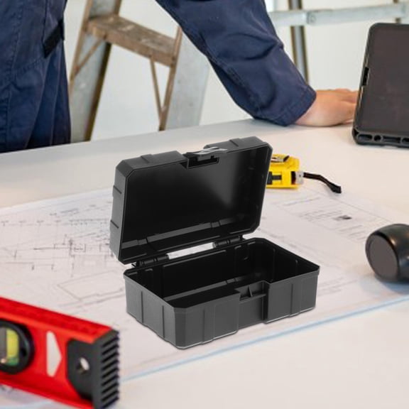 Tongina Tool Box Airtight Sealing Box Hardware Sealed Easy to Carry Multipurpose Storage Airtight Case Hiking Empty Box Carrying Case 17.2x10.5x4cm