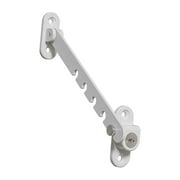 Tongina Window Lock Adjustable Metal Ensure Child Safe Window Stopper Window Restrictor Window Limiter for Bedroom Living Room White