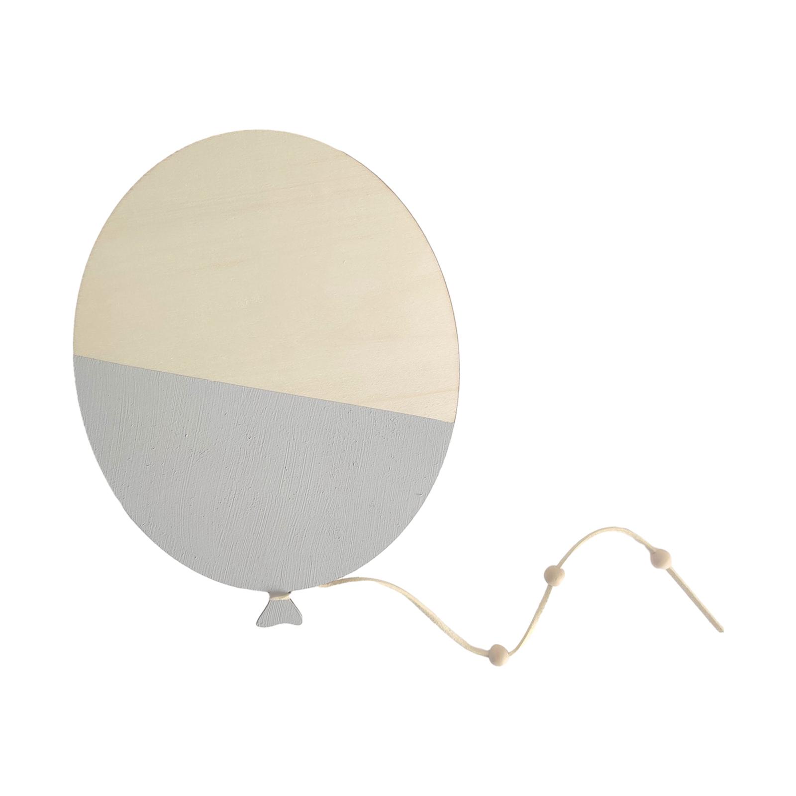 Tongina Wooden Air Balloon Wall Sticker Balloon Ornament,Removable,Wall
