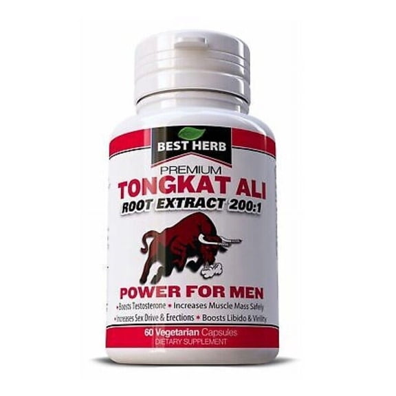 Tongkat Al LONGJACK PASAK BUMI GRADE A STRONGEST ROOT EXTRACT 60 CAPSULES