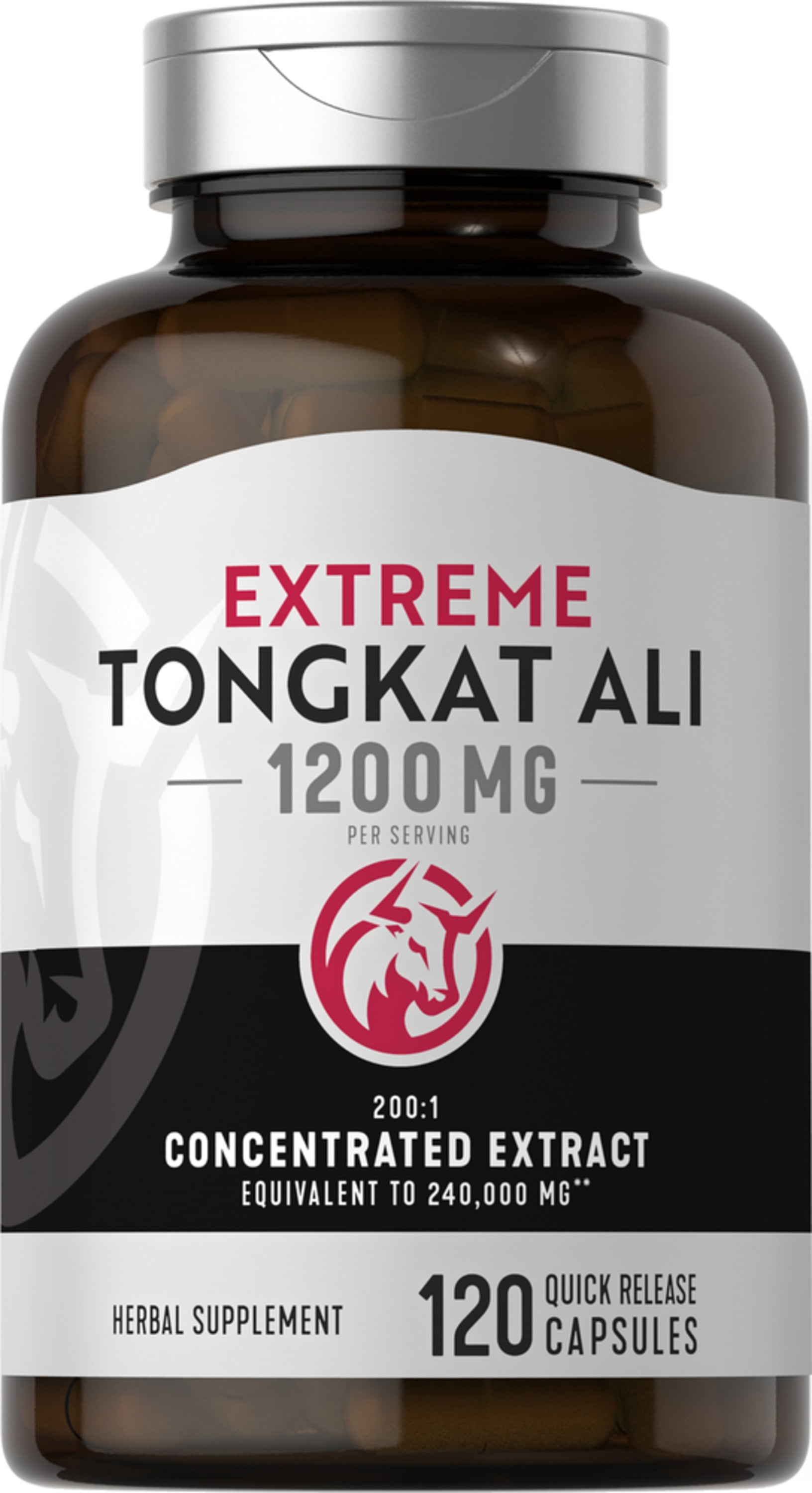 Tongkat Ali 1200 mg 120 Capsules Extreme Longjack Supplement
