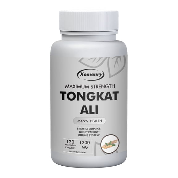 Tongkat Ali Capsules 1200mg - Support Energy, Performance & Men's Health - 120 Capsules