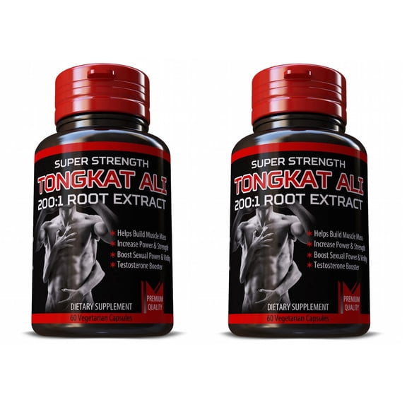 Tongkat Ali Herbal Supplement, 120 Pills, 500mg Capsules, 200:1 Root Extract