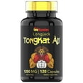 thumbnail image 1 of Tongkat Ali For Men: 1200 mg x 120 Capsules | Also Known As Longjack Root | 100% All-Natural & Ultra Potent Tongkat Ali Supplement | Energy, Power, Strength, Athletic Performance, & Sports Nutrition, 1 of 5