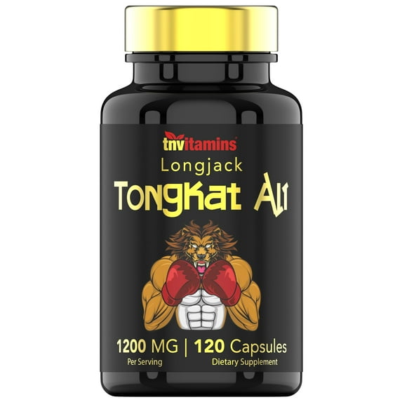 Tongkat Ali For Men: 1200 mg x 120 Capsules | Also Known As Longjack Root | 100% All-Natural & Ultra Potent Tongkat Ali Supplement | Energy, Power, Strength, Athletic Performance, & Sports Nutrition
