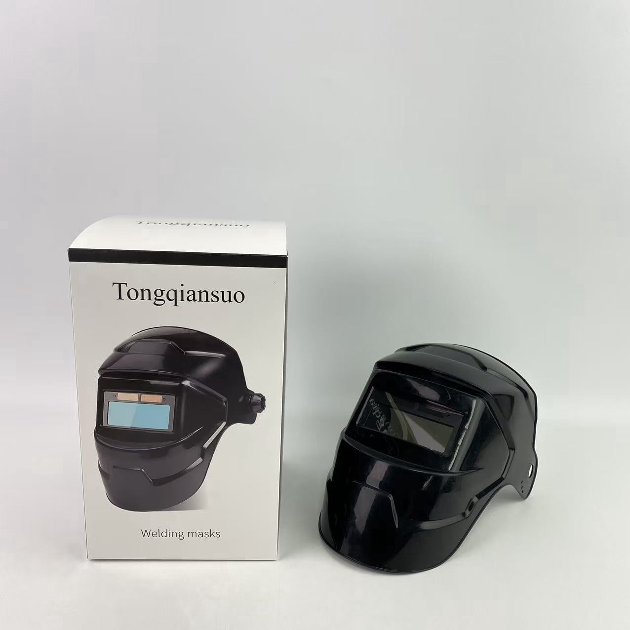 Tongqiansuo Welding masks,All-Purpose Welding Helmet with 2" x 4 1/4" Sel-Snap Lift Front, Ratchet Headgear, Black