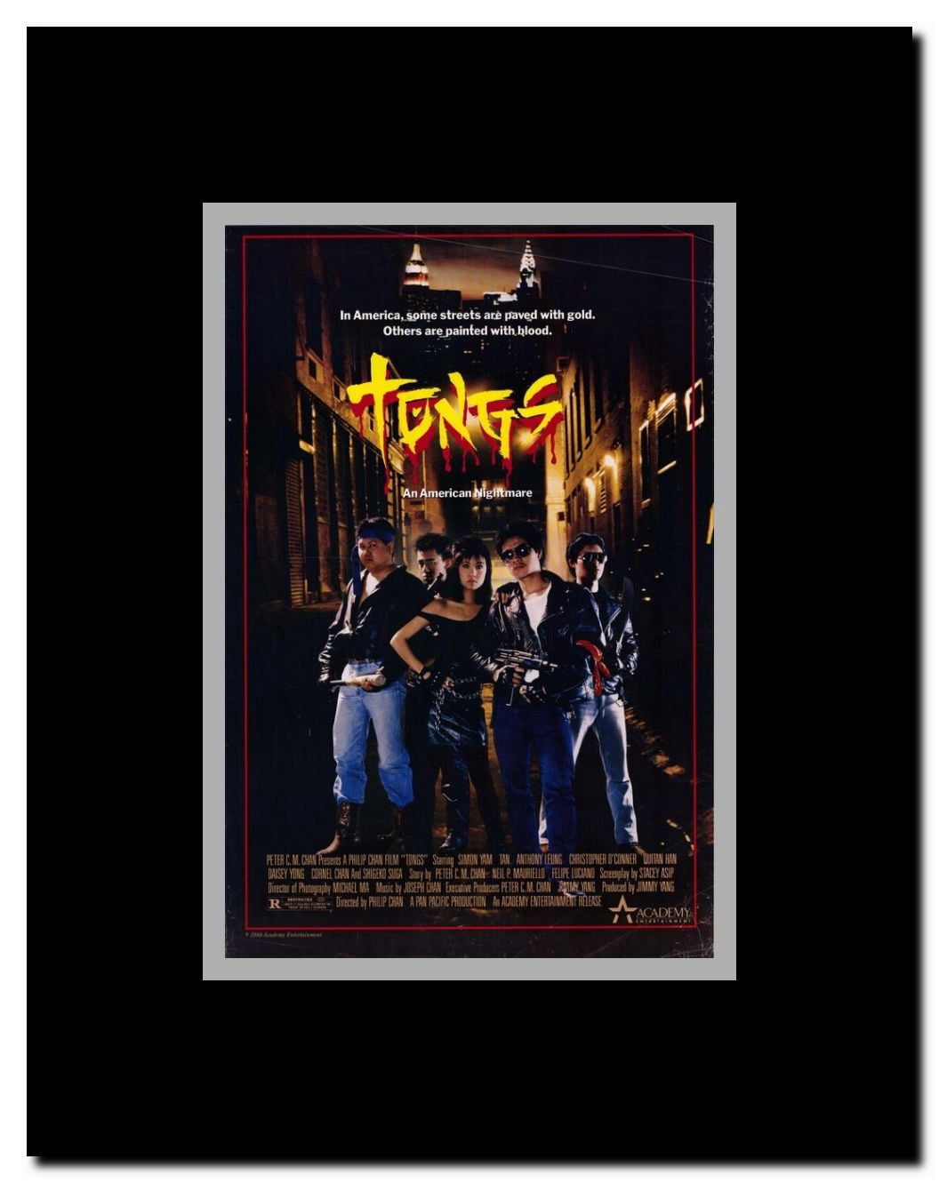 Tongs: An American Nightmare Framed Movie Poster