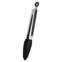Tongs for Cooking Kitchen Tongs Silicone Tongs with Firm Sealed Non Stick Rubber Tips & Silicon Coated 18/8 Stainless Steel Handle & Smooth Locking for Serving Salad