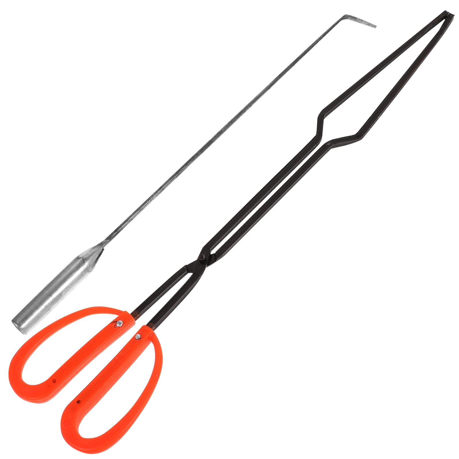 Tongs Grabber Fire Poker Log Charcoal Tong Pit Fireplace Campfire Grill