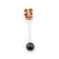 thumbnail image 1 of Tongue Barbell with Skeleton or Zombie Design 14g, 1 of 6