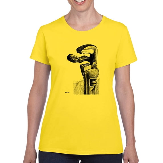 Tongue Bite T-Shirt Women -Mohsen Najafi Designs, Female 5X-Large