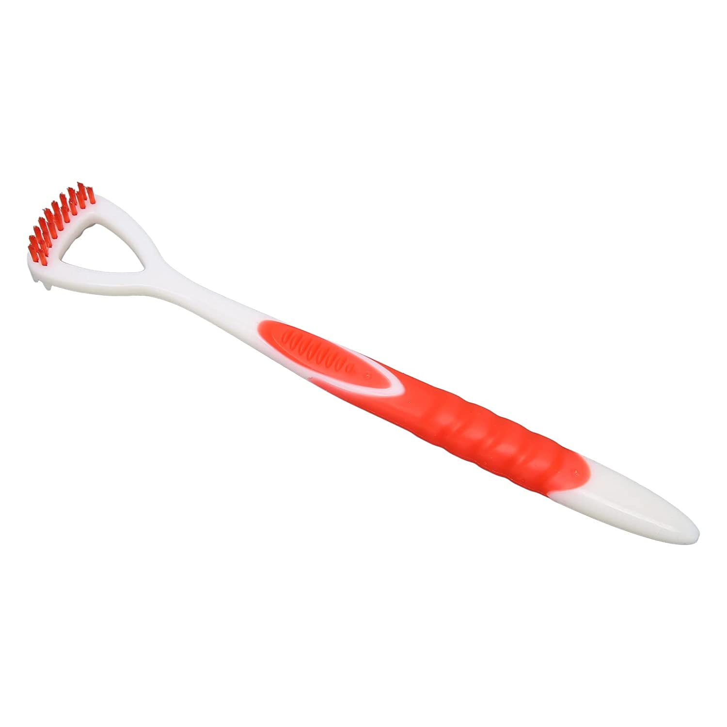 Tongue Brush, Tongue Scraper Prevent Vomiting for Adults for Daily Use(Red)