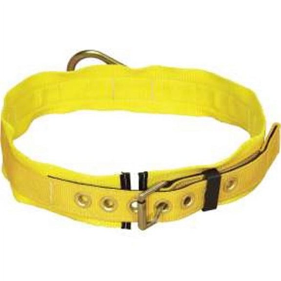 Tongue Buckle Belt, Restraint, 310 lbs - Medium, Yellow
