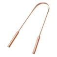Tongue Coating Cleaner Brush Copper Scraper Board with Case Cleanning