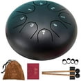 Tongue Drum, Upgraded Steel Tongue Drum 8 Notes 6 Inch, Professional