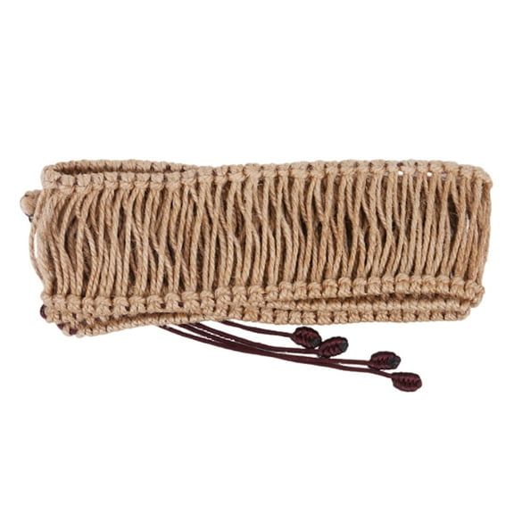 Tongue Drum Wrapped Braided Rope Percussion Hand Pan Drum Handwoven Rope