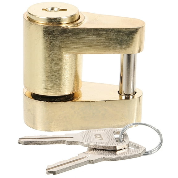 Trailer Hitch Tongue Lock Safety Pin Coupler Lock Main Switch Padlock Heavy Duty Secure