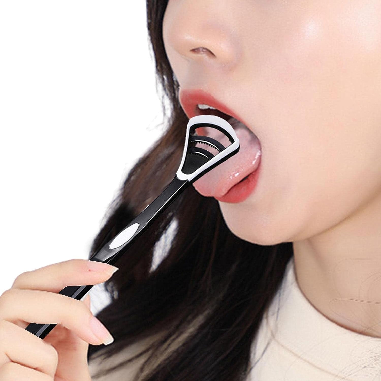 Gum Tongue Scraper | Cleaning Scraper for Tongue,Fresher Tongue Tools with Non-Slip Handle for Oral Care and Hygiene Yiqao