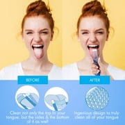 Tongue Scraper W/ Soft Brushes
