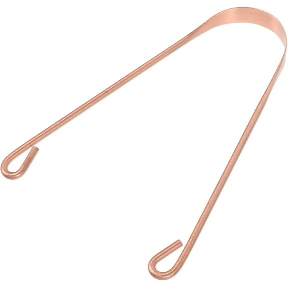 Tongue Scrapers Copper Oral Tongue Cleaners U-Shaped Tongue Scraper Cure Bad Breath Tongue Cleaning Scraper Double