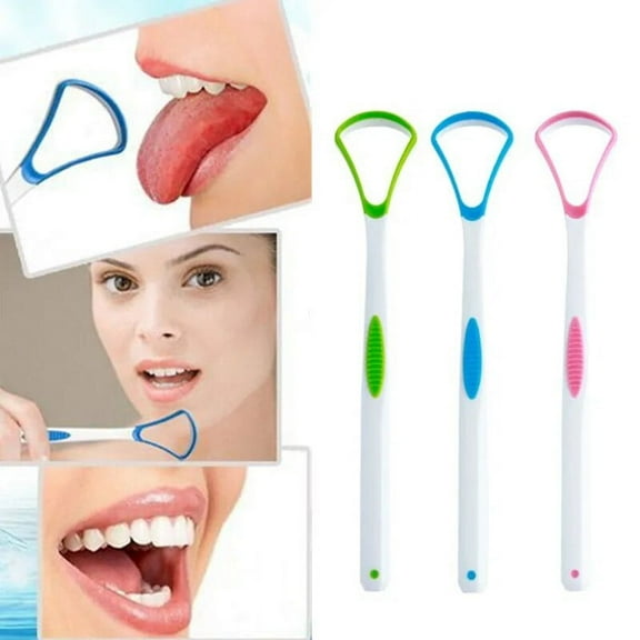 Tongue Scrapers Soft Silicone Tongue Brush Cleaning The Surface of Tongue Oral Cleaning Brushes Fresh Breath Health Random Color