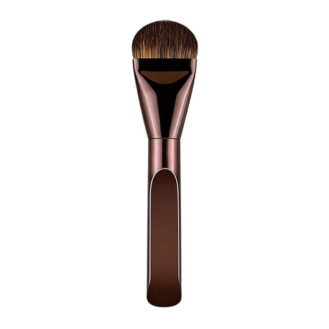 Tongue-Shaped Foundation Brush with High-Density Soft Bristles for Precise and Even Makeup Application