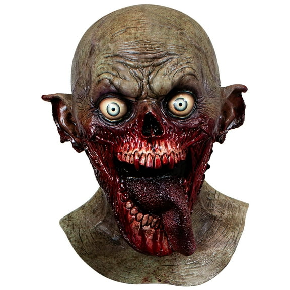Tongue Slasher Zombie Adult Costume Mask